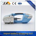 Automatic battery powered PET plastic strapping machine tool